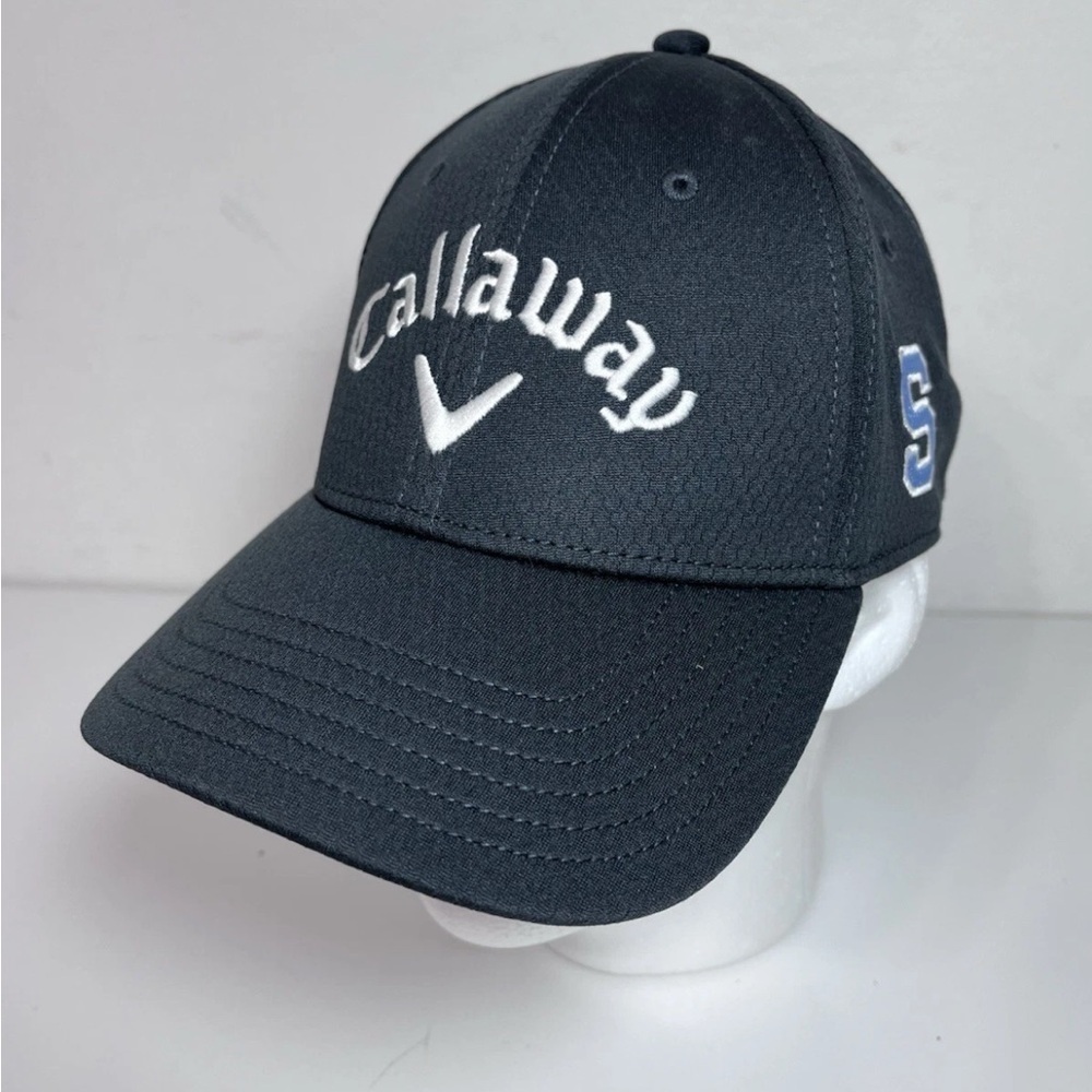 Callaway Golf Men's Side Crested‎ Structured Adjustable Hat,  Charcoal